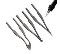 LABRIMP Set 3 Punte di Ricambio per Pirografia Elettrica, Utensile per la Combustione Legno in Lega Nichel-Cromo, Accessori per Penna Pirografica per Lavori su Legno