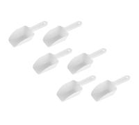 LABRIMP Set 6 Pezzi Paletta per Ghiaccio in Pp Fondo Piatto e Foro per Appendere, Resistente al Freddo, per Cucina e Servizi Alimentari