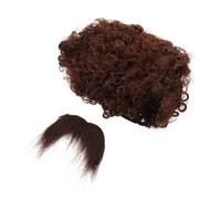 LABRIMP Set Di Parrucca E Barba Da Pirata Per Cosplay Accessorio Costume Autentico Kit Completo Baffi E Barba Finta Per Halloween