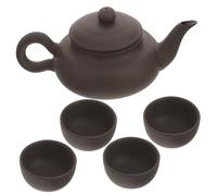 LABRIMP Set di Teiera in Ceramica da Cucina Bollitore da tè Teiera con Tazza da tè Piccola