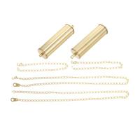 LABRIMP Set Pesi per Orologio da Pavimento in Ferro Catena da 2 Metri Sostituzione Peso Orologio da Parete e Parte del Peso Ganci Inclusi per Decorazione e Funzionalità