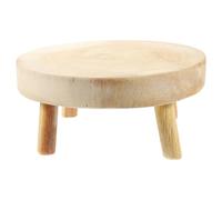 LABRIMP Sgabello in Legno Massello per Piante da Interno Supporto Rotondo per Vasi e Bonsai Portavaso Stabile e Durevole per Casa e Ufficio Piedistallo Decorativo Multifunzionale