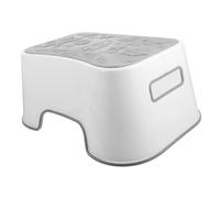 LABRIMP Sgabello per Bagno in Pp Bianco, Elegante e Chic, Facile da Pulire Robusta Portata, come Sgabello per Wc e Supporto per Anziani in Bagno