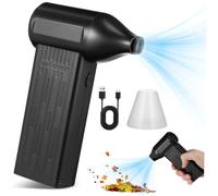 LABRIMP Soffiatore Portatile Multifunzione per Auto e Casa Asciugatore Aria e Silenzioso con Batteria Ad Capacità per Pulizie e Facili Trasportare