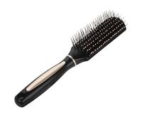 LABRIMP Spazzola Pettine da Massaggio per Chioma Anti Statico in Plastica Nero per Donna e Uomo Design Piano Allevia la Pressione del Cuoio Capelluto e Favorisce la Crescita dei Chioma