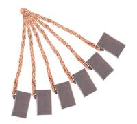 LABRIMP Spazzole in Carbonio e Rame per Motore Elettrico Auto, Kit 6 Pezzi con Elevata Durata e Conducibilità Superiore per Alzavetri e Motori Elettrici