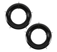 LABRIMP Supporti Per Fornelli a Gas in Ferro Robusto, Set 2 Pezzi Antivento Per Cucina Domestica, Griglia Portapentole Risparmio Energetico e Protezione Fiamma, Facile Da Montare e Pulire