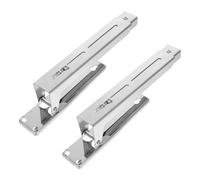 LABRIMP Supporto da Parete Pieghevole per Microonde Acciaio Inox Mensola Regolabile Estensibile per Cucina Staffa Salvaspazio per Forno Compatto Facile Installazione Senza Attrezzi