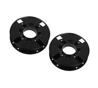 LABRIMP Supporto per Bobina Filamento 3D in Plastica Nero, 0,25 Kg, Confezione da 2 Pezzi, Compatibile con Filamenti per Uso Domestico e Studio