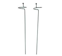 LABRIMP Supporto per Piante in Vaso 2 Pezzi Verde Metallo per Casa | Guida la Crescita Verticale, Uso Semplice, Adatto a Piante di Pomodoro e Aiuole Rialzate