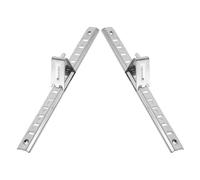 LABRIMP Supporto per Ripiano Frigorifero in Acciaio Inox 20 Cm con Gancio, Barra di Supporto per Mensola Congelatore, Accessori per Frigoriferi e Congelatori, Installazione Rapida