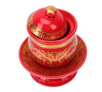 LABRIMP Tazza Sacrificale per Buddhista Coppa Sacra per Decorazione Religiosa Unica e Meditazione