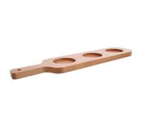 LABRIMP Vassoio in Legno con Manico per Bicchieri Porta Vino e Birra per Bar Ktv e Hotel Design Elegante e Funzionale per Servizio Multiplo
