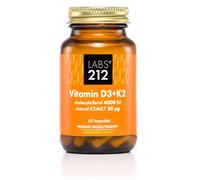 Labs212 - LABS212 Vitamin D3, 4000 IU, 100 mcg + K2 (60 caps)