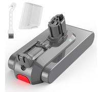 LabTEC Batteria di ricambio agli ioni di litio da 25,2 V 3900 mAh per aspirapolvere Dyson 11 (tipo a pulsante) Absolute Fluffy V15 Detect senza fili, con 1 coperchio + 1 spazzola (non per avvitamento