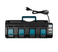 LabTEC Caricabatterie da 14,4 V-18 V per Makita DC18SF, caricabatterie rapido agli ioni di litio LXT per BL1430, BL1450, BL1440, BL1860, BL1850, BL1840, BL1830, BL1815, ricambio per DC18RC,DC18RD