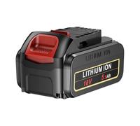 LabTEC DCB204 Batteria al litio per Dewalt DCB105 DCB107 DCB112 DCB115 DCB118, batteria sostitutiva da 18V 5500mAh per Dewalt DCB184 DCB183 DCB182 DCB180 DCB181 DCB200 con indicatore luminoso