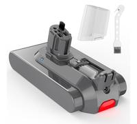 LabTEC V11 Batteria sostitutiva agli ioni di litio da 25,2V 3900mAh per Dyson 11 (Button Type) Absolute Fluffy V15 Detect Aspirapolvere cordless con 1 coperchio + 1 spazzola (Non compatibile con Screw