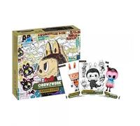 LABUBU How 2 Work Collectible Trading Card - The Monsters Series 3 Hobby Box Display (10 Booster con carte da collezione) sigillato e BB-Toy-Trades Toploader