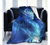 LaBuyGVT Coperta in pile Meteor Dragon Fuzzy Warm s per biancheria da letto invernale divano e peluche casa riscaldamento decorazione idea regalo coperta