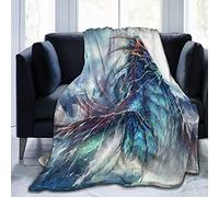 LaBuyGVT Coperta in pile Mighty Dragon Fuzzy Warm s per biancheria da letto invernale divano e peluche casa riscaldamento decorazione idea regalo coperta