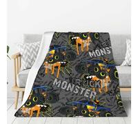 LaBuyGVT Coperta in pile Monster Trucks Car ultra morbida calda per casa letto divano sedia all'aperto viaggi campeggio coperta