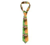 LaBuyGVT Cravatta da uomo alla moda - Cobra Snake stampato per festa di nozze, riunione formale, regalo di compleanno