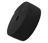 LABUYI 1 Rotolo Elastica Banda 5m×5cm,Elastico per Cucito,Elastico per Pantaloni,Fettuccia Elastica,Elastico per Cucire,Fascia Elastici Piatto Cucito Nastro,per Vestiti,Pantaloni,Elastico Nero
