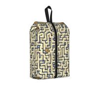 Labyrinth - Borsa per scarpe da viaggio, impermeabile, 3 in 1, con mappa del tesoro