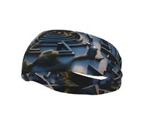 Labyrinth - Fascia elastica per il sudore, adatta per corsa, ciclismo e yoga