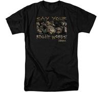 Labyrinth Say Your Right Words Tee Retro 80s SciFi Graphic T Shirt Black 3XL