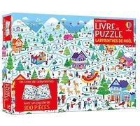 Labyrinthes de Noël: Avec un puzzle de 300 pièces