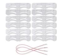 Labyrinxel Kit di stencil per sopracciglia con elastici riutilizzabili, per modellare e modellare le sopracciglia simmetriche e trucco quotidiano