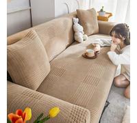 Labzaa Copridivano 3 Posti, Copridivano Elasticizzato, Copri Divano 2/3/4/5 Posti, Copridivano AntiGraffio Gatto, Copridivano con Braccioli Antimacchia Lavabile Antiscivolo K 5 Seat 305~360cm