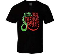 LABZAADGUK Casual T-Shirt Jake The Snake Roberts 80'S Wrestling Black XL