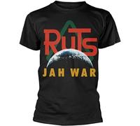 LABZAADGUK Casual T-Shirt The Ruts Jah War Mens Black Black M