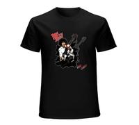 LABZAADGUK Men's T-Shirt HIN Lizzy Phil Lynott - Poster V1White Natural all Black XXL