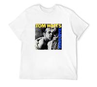 LABZAADGUK Men's T-Shirt Tom Waits Rain Dogs Black XXL