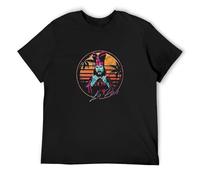 LABZAADGUK Street T-Shirt Lo Pan Retro T Unisex - Big Trouble in Little China John Carpenter 80'S Top Short Sleeve Black M
