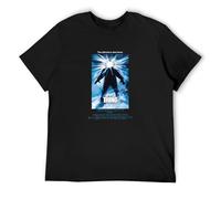 LABZAADGUK Street T-Shirt Retro John Carpenter's The Thing Inspired Direct To Garment Printed T Black 3XL