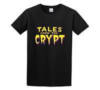 LABZAADGUK Street T-Shirt Tales from The Crypt Horror Movie O Neck Men Black S
