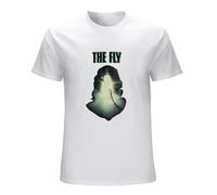 LABZAADGUK Street T-Shirt The Fly The Fly Horror Cult Movie Black L