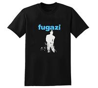 LABZAADGUK Trendy T-Shirt Fugazi Graphic Men Short Sleeve Cotton Mens Unisex Black for Black 3XL