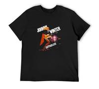 LABZAADGUK Unisex T-Shirt Get in Good Johnny Winter Captured Live Black XXL