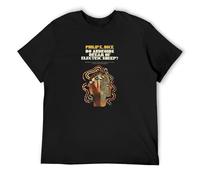 LABZAADGUK Unisex T-Shirt Philip K. Dick, Do Androids Dream of Electric Sheep Black XL