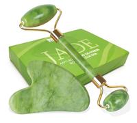 LAC FOR YOU Pietra Gua Sha e Rullo di Giada per il Viso | Accessori Skincare