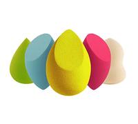 LAC FOR YOU Spugnette Trucco Beauty Blender - Set 5pz | Spugna Fondotinta e Correttore Viso, Make Up Sponge per Base Liquida e in Crema, Accessori Make Up (Wet & Dry)