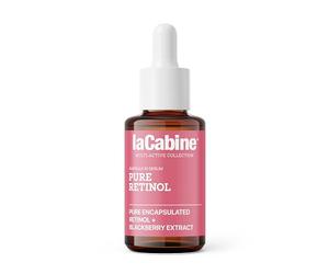 laCabine Pure Retinol Serum | Siero concentrato che migliora la texture della pelle, leviga le rughe e uniforma il tono della pelle | Con retinolo incapsulato puro ed estratto di mora