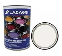 Lacagri Vernice antiruggine 3 in 1 Top Coat & Primer, bianco lucido