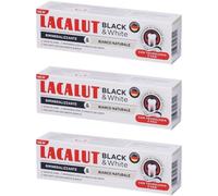 Lacalut® Black&White Dentifricio 3x75 ml